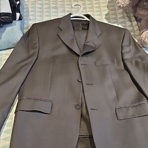 Alfani Men's Dark Gray Single-Breasted Suit Jacket